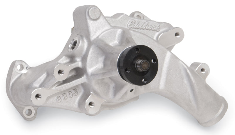 Edelbrock Water Pump High Performance Ford 1965-76 FE V8 Engines Standard Length Satin Finish Edelbrock Water Pumps