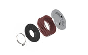 K&N Universal Chrome Filter 2.438in Flange ID x 5.125in OD x 2in H K&N Engineering Air Filters - Universal Fit