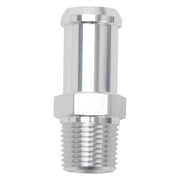 Edelbrock Hose End Straight 3/8In NPT to 5/8In Barb Clear Anodize Edelbrock Fittings