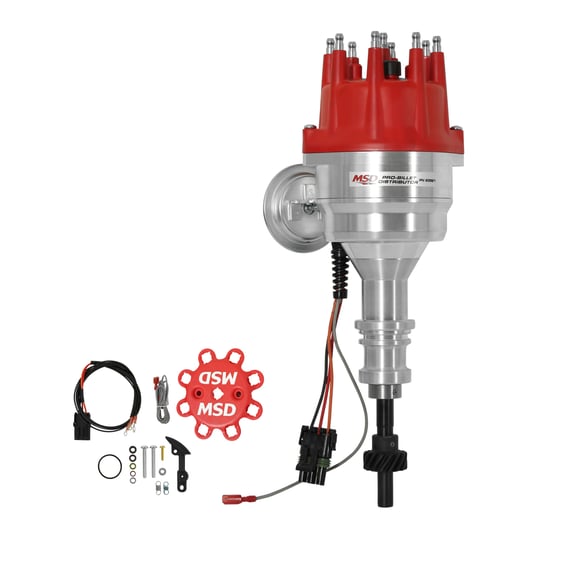 Ford 289/302 Ready-To-Run Distributor, Steel Gear 83521 MSD Autoparts