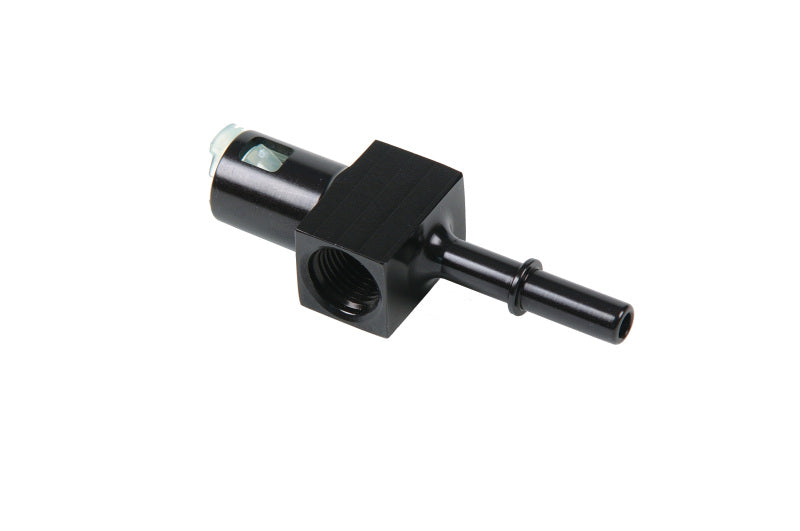 Aeromotive 5/16in Quick Connect with AN-06 port and 1/8in gauge port Aeromotive Fittings
