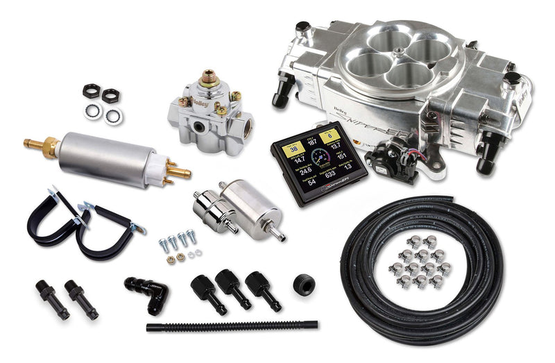Holley Sniper Stealth 4150 Master Kit - Shiny Holley EFI Autoparts