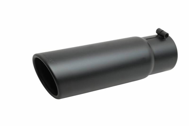 Gibson Black Ceramic Rolled Edge Angle Exhaust Tip Gibson Tips