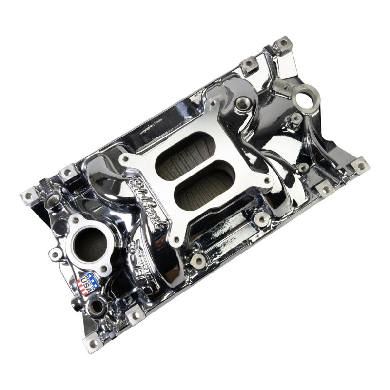 Edelbrock Chevy Vortec SB Performance EPS Manifold - Chrome Plasma Finish Edelbrock Intake Manifolds