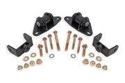 BMR 14-19 Chevrolet Corvette Motor Mount Kit - Black Hammertone BMR Suspension Engine Mounts
