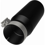 MagnaFlow Tip Stainless Black Coated Single Double Round Single Outlet 5in Dia 4in Inlet 13in L Magnaflow Catalytic Converter Universal