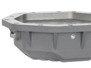 aFe Power Street Ser Rear Diff Cover Raw w/Mach Fin 2017 Ford Diesel Trucks V8-6.7L(td) Dana M275-14 aFe Diff Covers