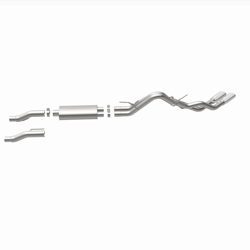 MagnaFlow 11 Ford F-150 3.7L/5.0L/6.2L SS Catback Exhaust Dual Same Side Exit w/ 3.5in SS Tips Magnaflow Catback