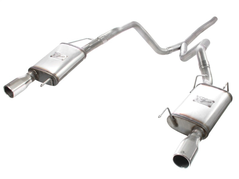 aFe MACHForce XP 05-09 Ford Mustang V6 4.0L 2-1/2in. 409 SS Cat-Back Exhaust aFe Catback