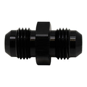 DeatschWerks 6AN Male Flare to 6AN Male Flare Coupler - Anodized Matte Black DeatschWerks Fittings
