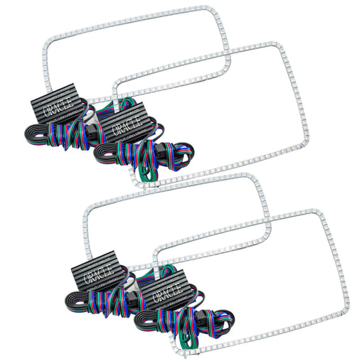 Oracle Ford F250 08-10 Halo Kit - ColorSHIFT w/o Controller ORACLE Lighting Headlights