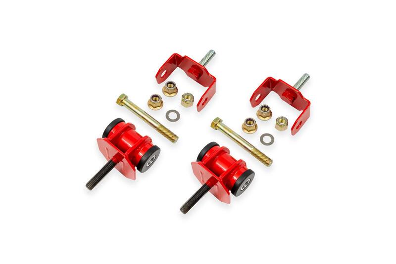 BMR 97-04 Chevrolet C5 Corvette (Inc. Z06) Delrin Motor Mount Kit - Red BMR Suspension Engine Mounts