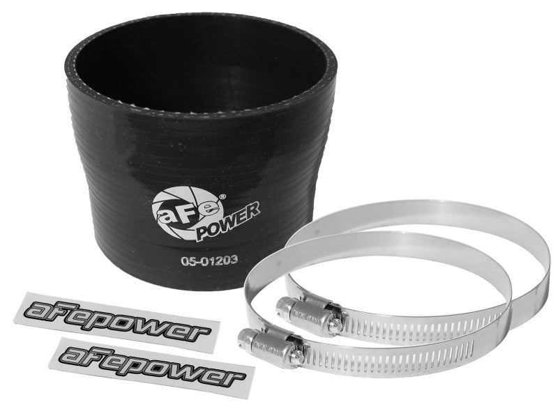aFe Magnum FORCE Intake Coupling Kit (3-3/4 IN ID to 3-1/2 IN ID x 3 IN L) Straight Black aFe Air Intake Components