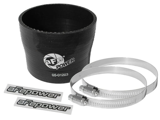 aFe Magnum FORCE Intake Coupling Kit (3-3/4 IN ID to 3-1/2 IN ID x 3 IN L) Straight Black aFe Air Intake Components