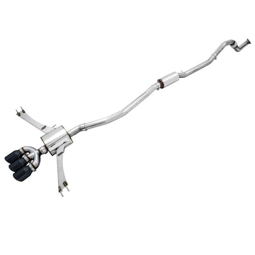 AWE Tuning 2016+ Honda Civic Si Touring Edition Exhaust w/Front Pipe & Triple Diamond Black Tips 3015-53014 My Store