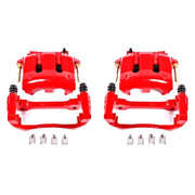 Power Stop 05-14 Ford Mustang Front Red Calipers w/Brackets - Pair PowerStop Brake Calipers - Perf