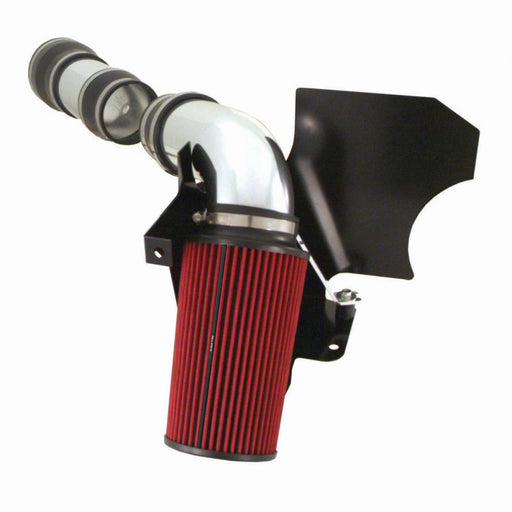 Spectre 99-03 Ford SD V10-6.8L F/I Air Intake Kit - Clear Anodized w/Red Filter Spectre Cold Air Intakes