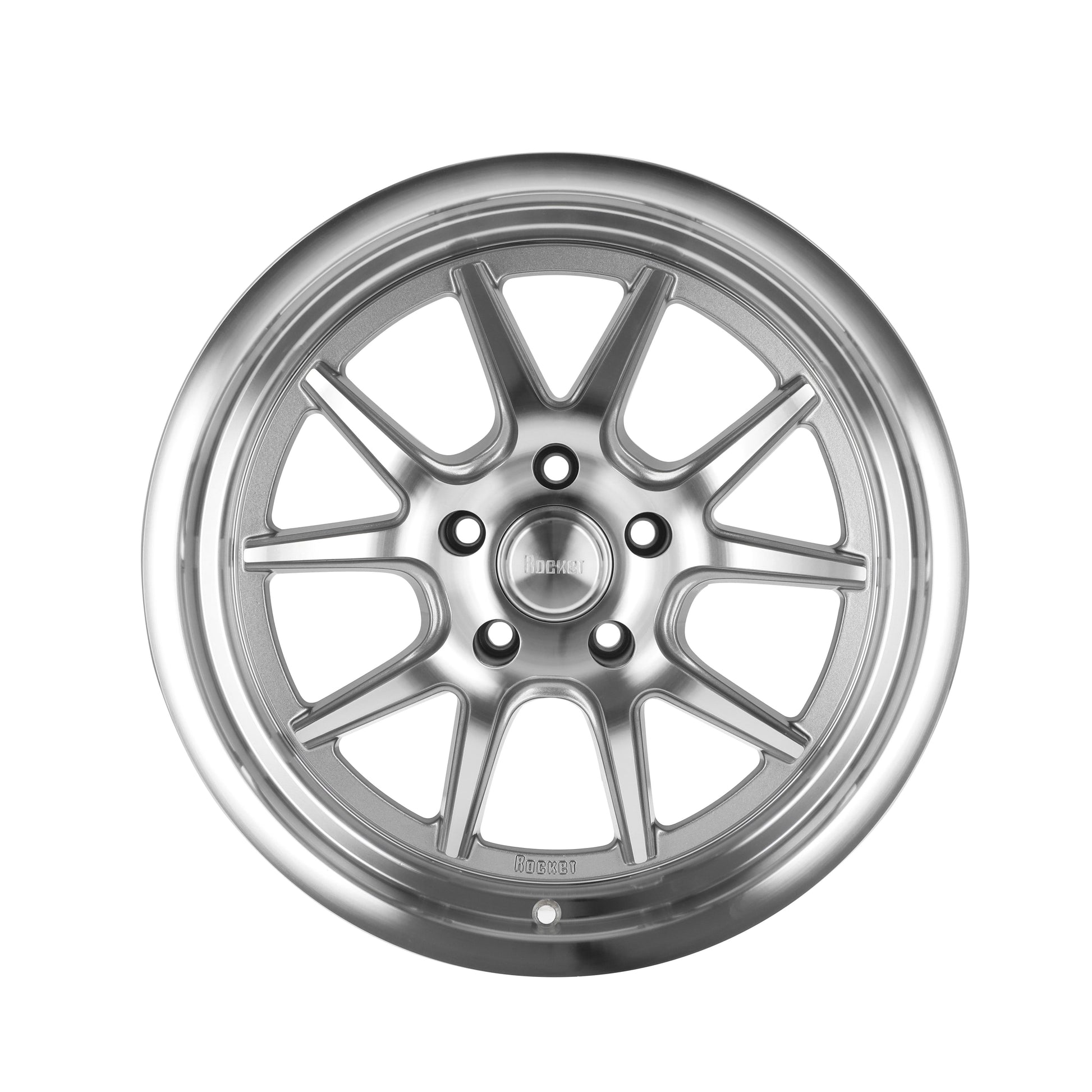 Rocket Racing Wheels TTR19 Attack - Titanium/Machined TTR19-896545