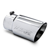 MBRP Universal Tip 6 O.D. Dual Wall Angled 5 inlet 12 length MBRP Steel Tubing