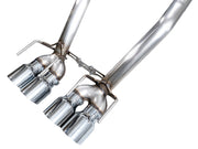 AWE Tuning 05-07 C6 Chevrolet Corvette 6.0L Track Edition Axle-Back Exhaust w/ Chrome Silver Tips AWE Tuning Axle Back