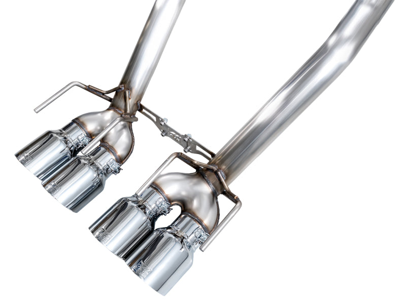 AWE Tuning 05-07 C6 Chevrolet Corvette 6.0L Track Edition Axle-Back Exhaust w/ Chrome Silver Tips AWE Tuning Axle Back