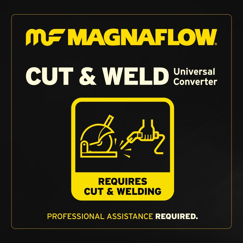 MagnaFlow Universal Catalytic Converter 2.5inch CA OBDII Magnaflow Catalytic Converter Universal