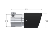 MBRP Universal Carbon Fiber Tip 4in OD/3in Inlet/7.7in L MBRP Tips