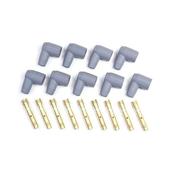 Boot & Terminal Kit 90 Deg Female Socket Style Gray 8851 MSD Autoparts