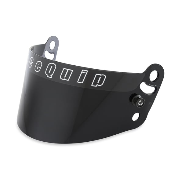 RaceQuip Dark Smoke Helmet Face Shield - Fits Pro Model Helmet 204004RQP RACEQUIP Autoparts