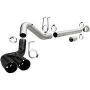MagnaFlow 08-18 Ford F-250/F-350/F-450 4.6L/6.7 DPF-Back Black 4in Dual Single Rear Exit Magnaflow DPF Back