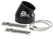 aFe Magnum FORCE Silicone Replacement Coupling Kit 4in ID x 30 Deg. Elbow Coupler - Black aFe Air Intake Components