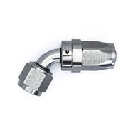 DeatschWerks 8 AN Female Flare Swivel 60-degree Hose End CPE - Anodized DW Titanium DeatschWerks Fittings