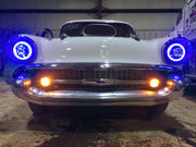 Oracle Pre-Installed Lights 7 IN. Sealed Beam - Blue Halo ORACLE Lighting Headlights