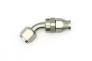 DeatschWerks 8AN Female Swivel 45-Degree Hose End PTFE (Incl. 1 Olive Insert) DeatschWerks Fittings