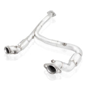 Stainless Works 15-18 F-150 3.5L Downpipe 3in High-Flow Cats Y-Pipe Factory Connection Stainless Works Downpipes
