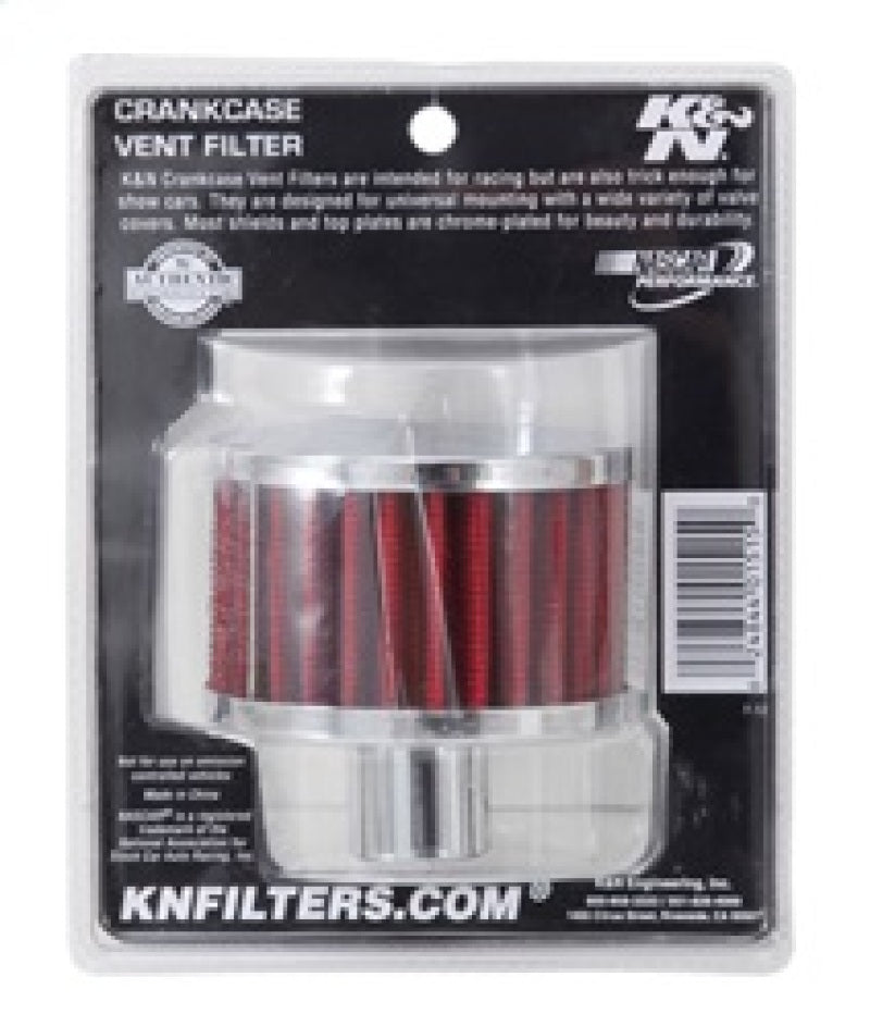 K&N Filter 1in Vent 3in Diameter 2in Height K&N Engineering Air Filters - Universal Fit