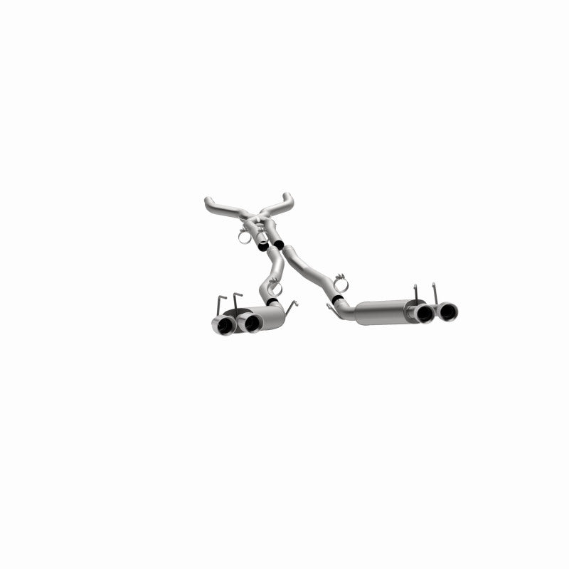 MagnaFlow 13 Chevy Camaro V8 6.2L S/C Quad Split Rear Exit Cat Back Perf Exhaust Magnaflow Catback