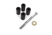 BMR 15-18 Ford Mustang S550 Rear Cradle Bushing Kit w/ Centering Sleeves- Black BMR Suspension Bushing Kits