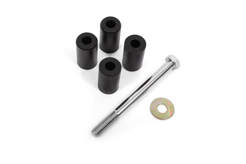 BMR 15-18 Ford Mustang S550 Rear Cradle Bushing Kit w/ Centering Sleeves- Black BMR Suspension Bushing Kits