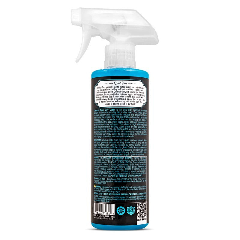 Chemical Guys Clay Luber Synthetic Lubricant & Detailer - 16oz Chemical Guys Detailing Clays