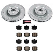 Power Stop 06-13 Chevrolet Corvette Front Z23 Evolution Sport Brake Kit PowerStop Brake Kits - Performance D&S