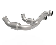 Kooks 20-22 Ford F250 7.3L V8 / Ford F350 7.3L V8 3in SS High Output Green Catted Connecting Pipes Kooks Headers Connecting Pipes