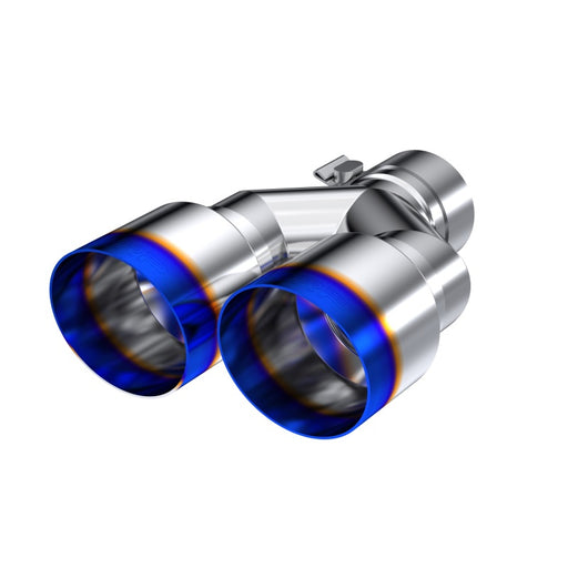 MBRP Universal T304 SS Dual Burnt End Tip 3.5in OD/2.5in Inlet MBRP Tips
