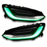 ORACLE Lighting 16-21 Tesla Model X Dynamic ColorSHIFT Headlight & Fog Light DRL Kit ORACLE Lighting Headlights
