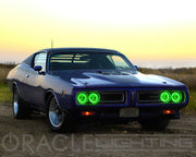 Oracle Pre-Installed Lights 5.75 IN. Sealed Beam - Green Halo ORACLE Lighting Headlights