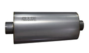 Kooks 3in Oval Center/Center Muffler 18in Long Body Polished Stainless Steel Kooks Headers Muffler
