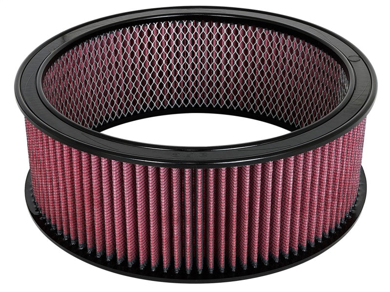 aFe MagnumFLOW Air Filters Round Racing P5R A/F RR P5R 14OD x 12ID x 5H E/M (Blk/Red) aFe Air Filters - Universal Fit