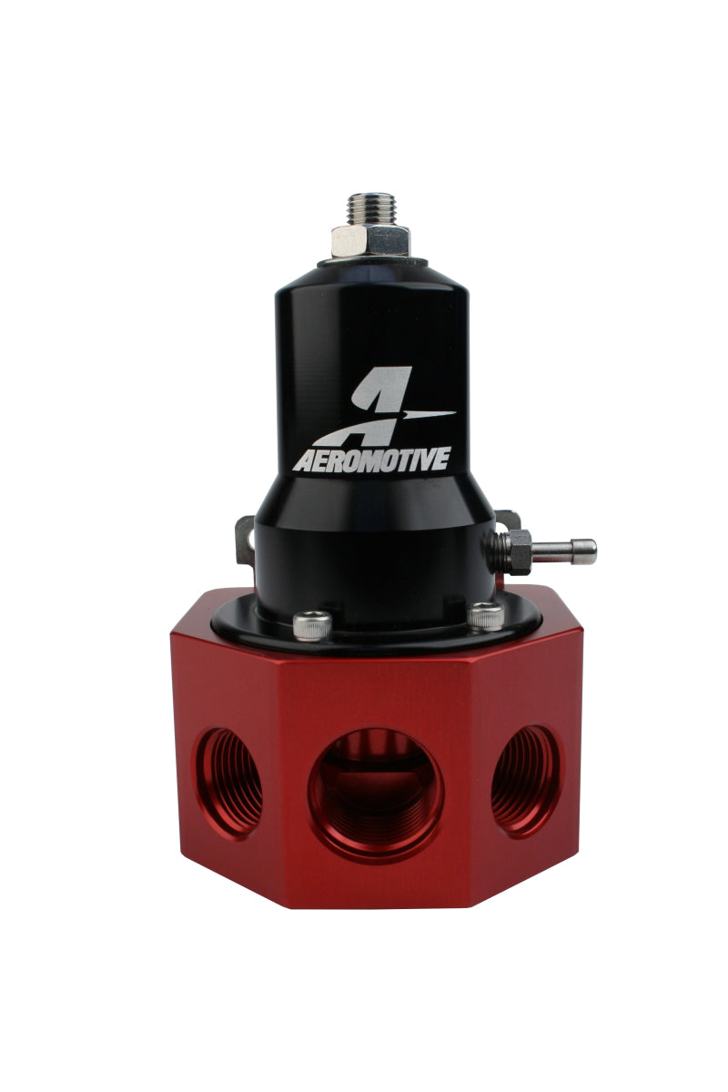 Aeromotive Regulator - 30-120 PSI - .500 Valve - 4x AN-08 and AN-10 inlets / AN-10 Bypass Aeromotive Fuel Pressure Regulators