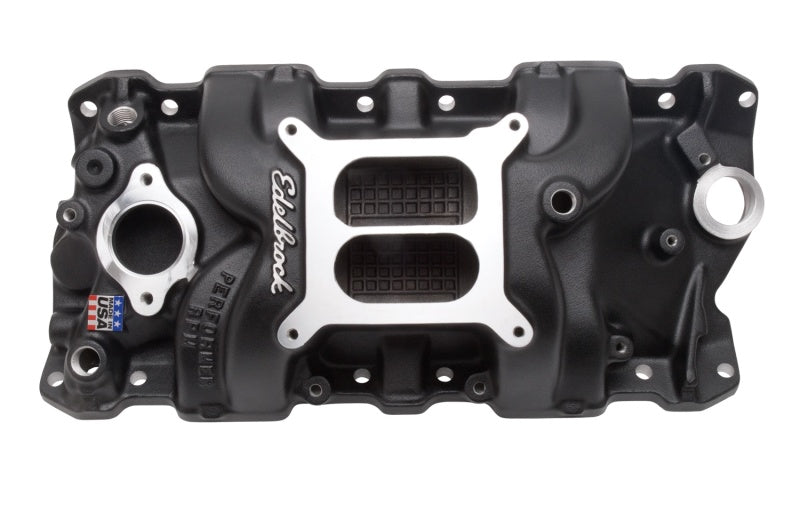 Edelbrock Performer RPM Manifold Black Edelbrock Intake Manifolds