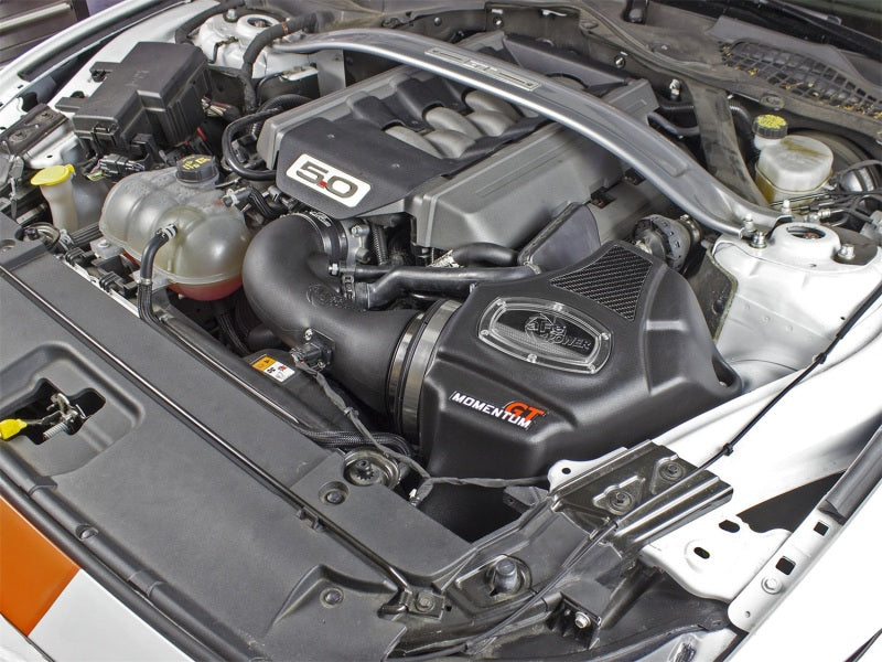 aFe Momentum GT Pro Dry S Intake System 2015 Ford Mustang GT V8-5.0L aFe Cold Air Intakes